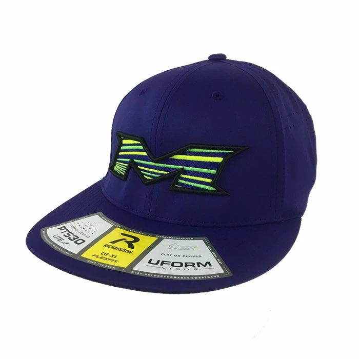 Kelly's Ultimate Sports Miken Freak-A-Delic Neon Hat By Richardson (PTS30) All Purple/Black/Neon FAD 1 Kelly's Ultimate Sports Miken Freak-A-Delic Neon Hat By Richardson (PTS30) All Purple/Black/Neon FAD
