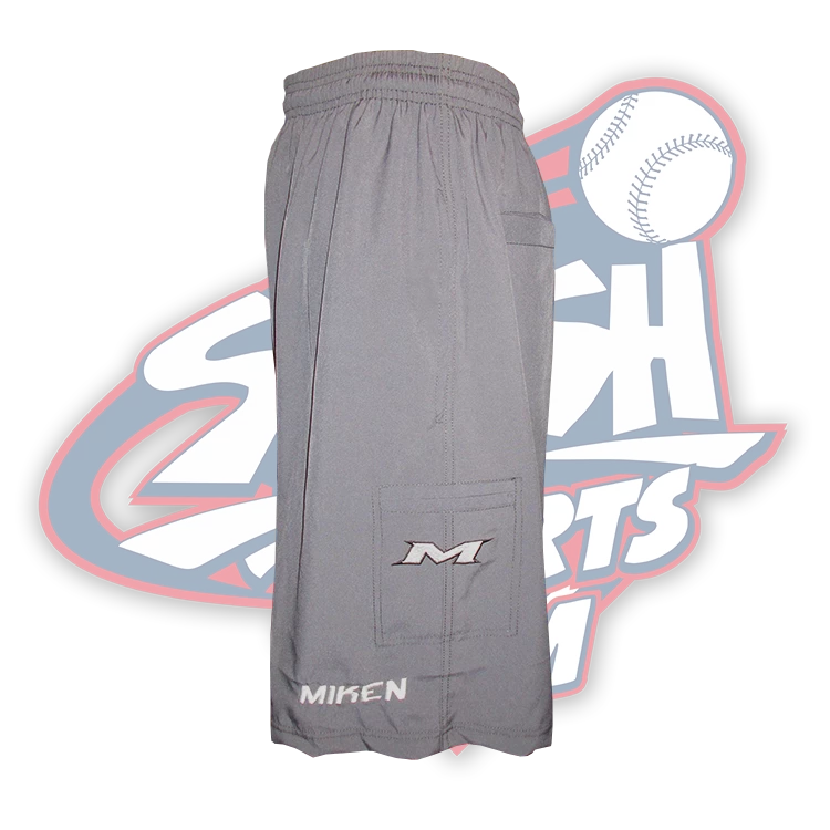 Kelly's Ultimate Sports Miken Microfiber Shorts (Grey) 2 Kelly's Ultimate Sports Miken Microfiber Shorts (Grey) - Image 2
