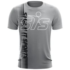 Kelly's Ultimate Sports Smash It Sports EVO-Tech Short Sleeve Shirt - Gray Fade Repeat Logo