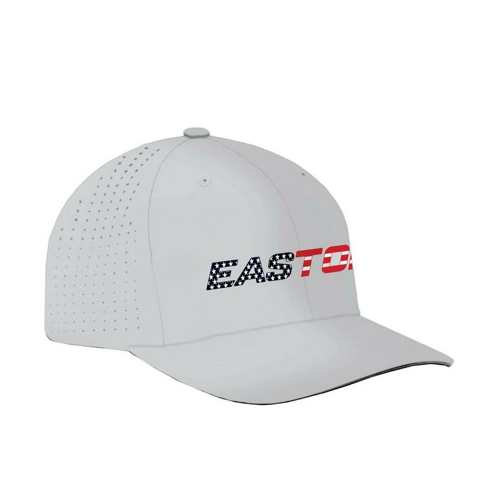 Kelly's Ultimate Sports Easton Poly-Tech FlexFit Fitted Hat-Grey/Stars N Stripes 1 Kelly's Ultimate Sports Easton Poly-Tech FlexFit Fitted Hat-Grey/Stars N Stripes