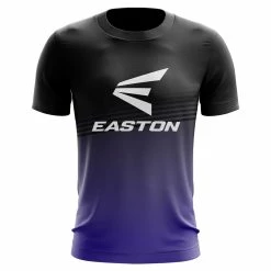 Gloves shop 10 Kelly's Ultimate Sports Easton Short Sleeve Shirt - Fade (Black/Purple)