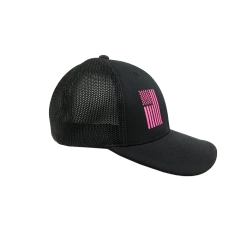 Kelly's Ultimate Sports Easton Hat By Pacific (404M) All Black/Pink Flag 5 Kelly's Ultimate Sports Easton Hat By Pacific (404M) All Black/Pink Flag -Gloves shop hat east pac blackout pinkflag 2