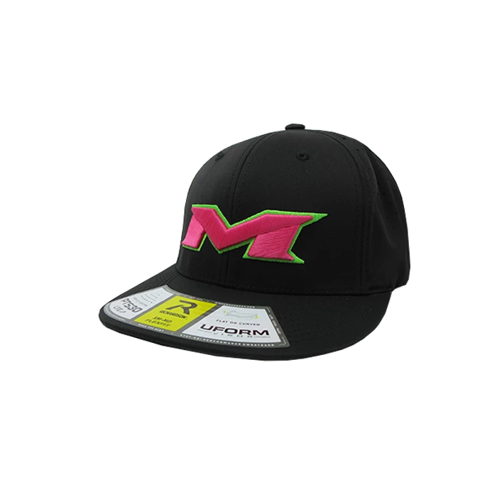 Kelly's Ultimate Sports Miken Hat By Richardson (PTS30) All Black/Neon Green/Pink 1 Kelly's Ultimate Sports Miken Hat By Richardson (PTS30) All Black/Neon Green/Pink