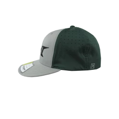 Kelly's Ultimate Sports Miken Hat By Richardson (PTS30) Grey/Dark Green/Grey/Black/Grey -Gloves shop hat mik rich gry grn blk silv 1