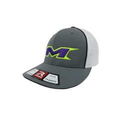 Kelly's Ultimate Sports Miken Hat By Richardson (R165) Grey/White/Grey/Volt/Purple