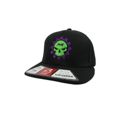 Kelly's Ultimate Sports Miken Psycho Hat By Richardson (PTS40) All Black/Purple/Neon Green/Purple