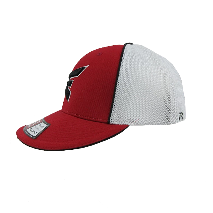 Kelly's Ultimate Sports Easton Hat By Richardson (R165) Red/White/Red/Wht/Black 2 Kelly's Ultimate Sports Easton Hat By Richardson (R165) Red/White/Red/Wht/Black - Image 2