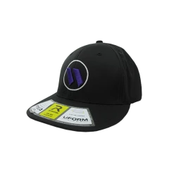 Kelly's Ultimate Sports Worth Hat By Richardson (PTS30) All Black/White/Purple