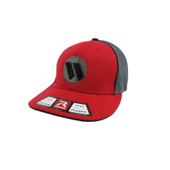 Kelly's Ultimate Sports Worth Hat By Richardson (R165) Red/Graphite/Red/Graphite/Black