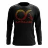 Kelly's Ultimate Sports Overcome Average Long Sleeve Shirt Orange/Red Fade