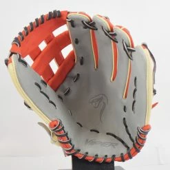 Kelly's Ultimate Sports Viper Japanese Kip Leather Slowpitch Softball Fielding Glove Red/Grey/Tan 5 Kelly's Ultimate Sports Viper Japanese Kip Leather Slowpitch Softball Fielding Glove Red/Grey/Tan -Gloves shop viper red grey tan 3